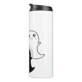 niedliche Geisterhalloween kawaii Thermosbecher (Nach rechts gedreht)