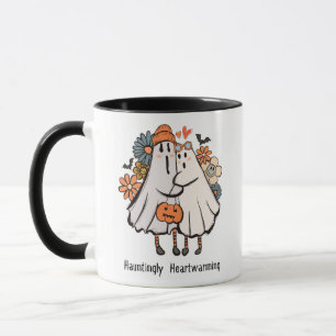 Niedliche Geisterheiß Halloween-Tasse Tasse