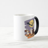 Niedliche Geisterkinder Trick oder Behandlung unte Verwandlungstasse (VorderseiteRechts)