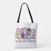 Niedliche Geisterkristalle Halloween-Magie Tasche (Rückseite)