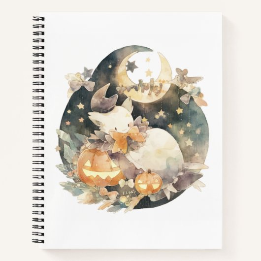 niedliche Geisteshaltung Notizblock (Vorderseite)