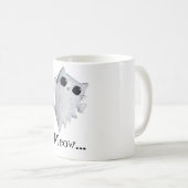 Niedliche Geistkatze Halloweens Kaffeetasse (VorderseiteRechts)