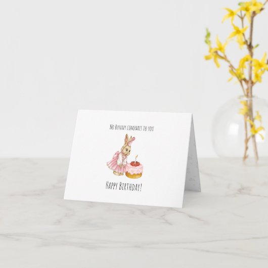 Niedliche, geklappte Geburtstagskarte Karte (Gelbe Blume)