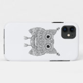 Niedliche Gekritzel-Eule Case-Mate iPhone Hülle (Rückseite (Horizontal))