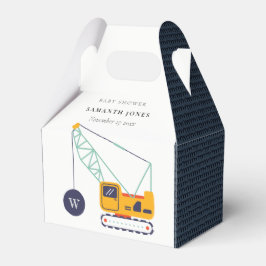 Niedliche Gelbbaukrane Kinderdusche Geschenkschachtel