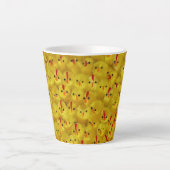 Niedliche Gelbe Babychicks Latte Tasse (Vorderseite)