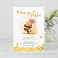 Niedliche gelbe Biene Daisy Mommy zu Baby-Dusche