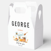 Niedliche Gelbe Biene & Sonnenblume 1. Geburtstag  Geschenkschachtel (Geöffnet)