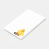 Niedliche Gelbe Ente Funny Post it Notes Post-it Klebezettel (angewinkelt)