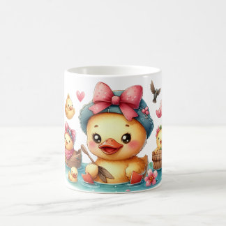 Niedliche gelbe Ente Kaffeetasse