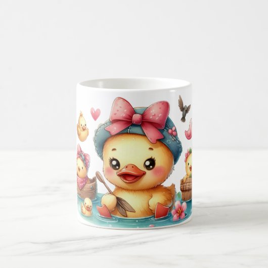 Niedliche gelbe Ente Kaffeetasse (Mittel)