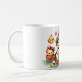 Niedliche gelbe Ente Kaffeetasse (Links)