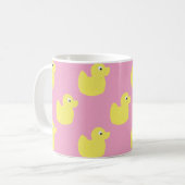 Niedliche gelbe Enten Kaffeetasse (Vorderseite Links)