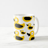 Niedliche gelbe Entenlinge Kaffeetasse (VorderseiteRechts)