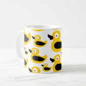 Niedliche gelbe Entenlinge Kaffeetasse (Vorderseite Links)