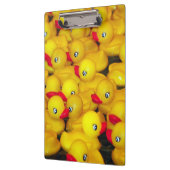 Niedliche gelbe Gummientnahtmuster Klemmbrett (Links)