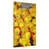 Niedliche gelbe Gummientnahtmuster Klemmbrett (Rechts)