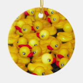 Niedliche gelbe Gummilöffel Keramikornament (Vorne)