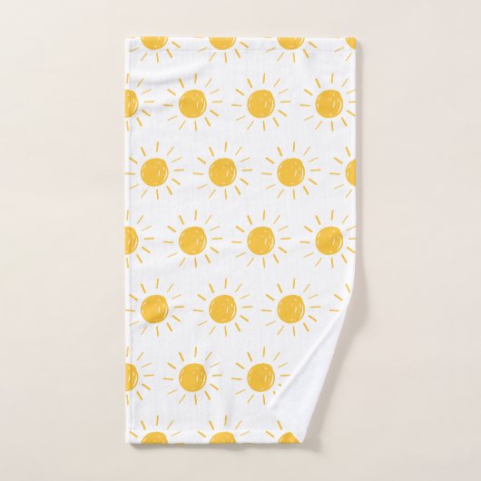 Niedliche, gelbe Illustration Handtuch (Handtuch)