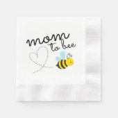 Niedliche gelbe Mama Serviette (Vorderseite)