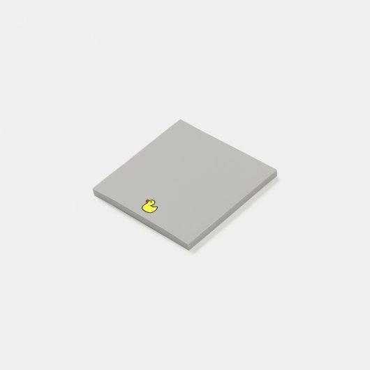 Niedliche gelbe Rubby Ducky Post-Itanmerkungen Post-it Klebezettel (angewinkelt)