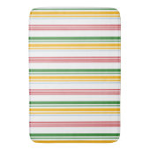 Niedliche gelbe Streifen Badematte (Vorderseite Vertikal)