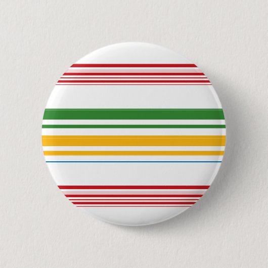 Niedliche gelbe Streifen Button (Vorderseite)