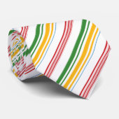 Niedliche gelbe Streifen Krawatte (Gerollt)