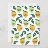 Niedliche gelbe Zitrone Cartoon lustige Darstellun