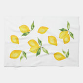 Niedliche gelbe Zitronenfrucht Geschirrtuch (Horizontal)