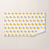 Niedliche Gelbente Badhandtuch Set (Handtuch)