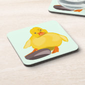 Niedliche Gelbente Getränkeuntersetzer (Linke Seite)