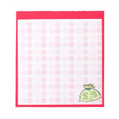 Niedliche Geldtaschen Notizblock (Vorderseite)