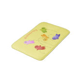 Niedliche Gelee Babys Süßigkeiten Süßigkeiten Cart Badematte (Schrägansicht)