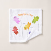 Niedliche Gelee Babys Süßigkeiten Süßigkeiten Cart Badhandtuch Set (Waschlappen)