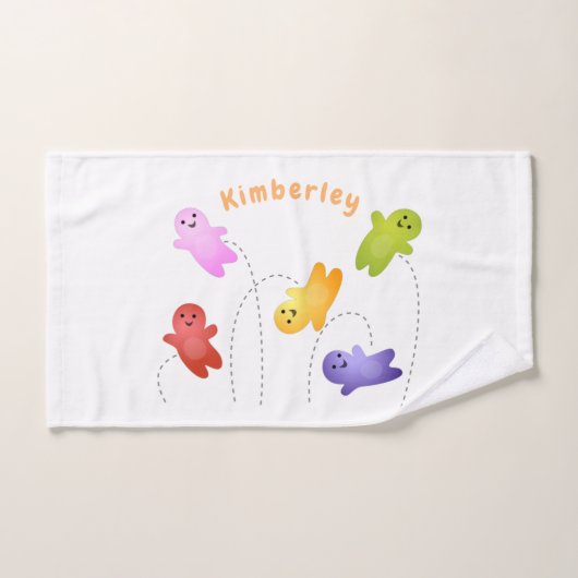 Niedliche Gelee Babys Süßigkeiten Süßigkeiten Cart Badhandtuch Set (Handtuch)