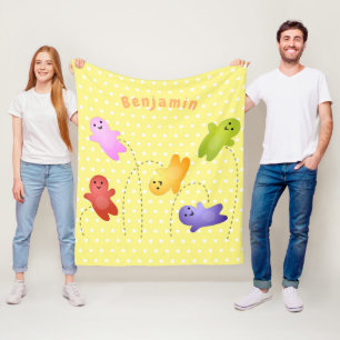 Niedliche Gelee Babys Süßigkeiten Süßigkeiten Cart Fleecedecke