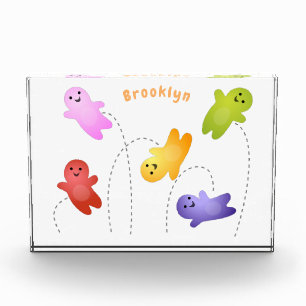Niedliche Gelee Babys Süßigkeiten Süßigkeiten Cart Fotoblock