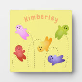 Niedliche Gelee Babys Süßigkeiten Süßigkeiten Cart Fotoplatte (Vorderseite)