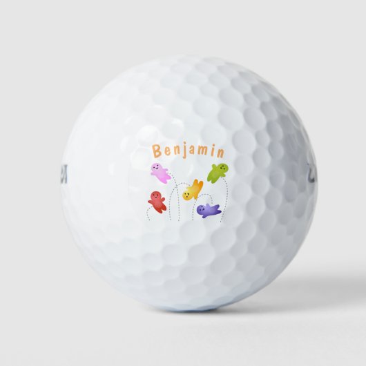 Niedliche Gelee Babys Süßigkeiten Süßigkeiten Cart Golfball (Vorderseite)