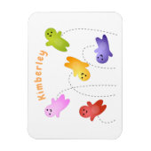 Niedliche Gelee Babys Süßigkeiten Süßigkeiten Cart Magnet (Vertikal)