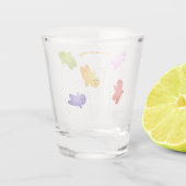 Niedliche Gelee Babys Süßigkeiten Süßigkeiten Cart Schnapsglas (Rückseite)