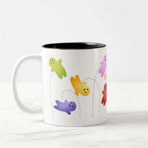Niedliche Gelee Babys Süßigkeiten Süßigkeiten Cart Zweifarbige Tasse