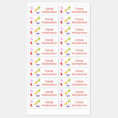 Niedliche Gelee Babys Süßigkeiten Süßigkeiten pers Etiketten (Blatt)