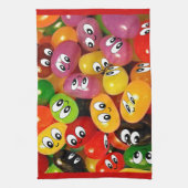 Niedliche Gelee-Bohne Geschirrtuch (Vertikal)