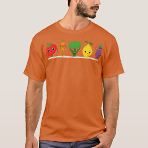 Niedliche Gemüsemöglichkeiten Männer Gesunde Veggi T-Shirt