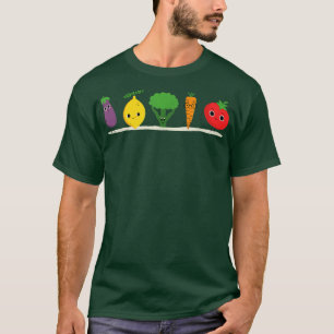 Niedliche Gemüsemöglichkeiten Männer Gesunde Veggi T-Shirt