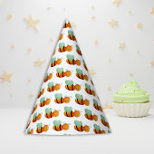 Niedliche Gemusterte Biene mit Blue Wings Partyhütchen