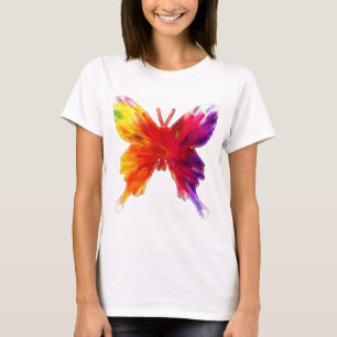 Niedliche Gemusterte Butterfly T-Shirt