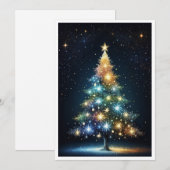 Niedliche gemütliche, einzigartige Vintage Rustika Feiertagskarte (Vorne/Hinten)